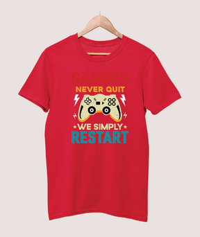 Gamer's restart gaming T-shirt