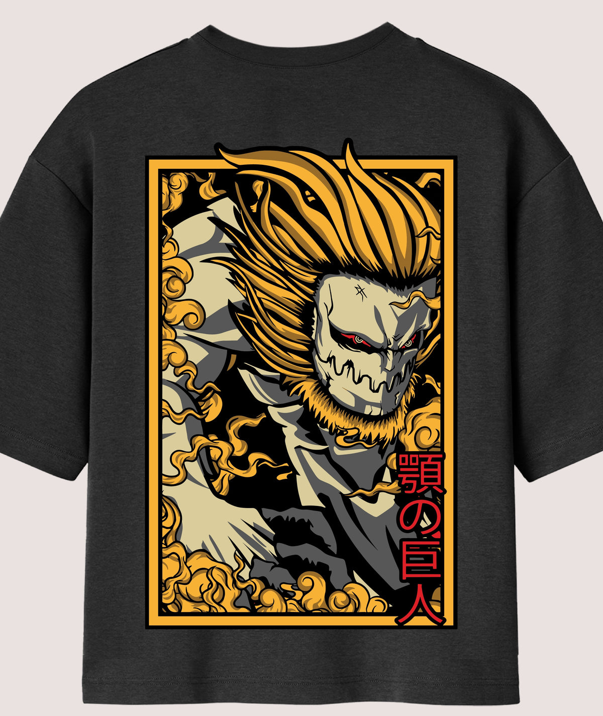 Jaw Titan Oversized Anime T-shirt