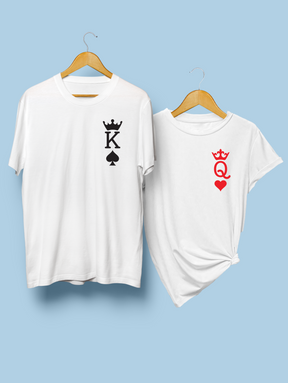 King and Queen Couples T-shirt