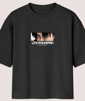 Levi Flakes Oversized Anime T-shirt