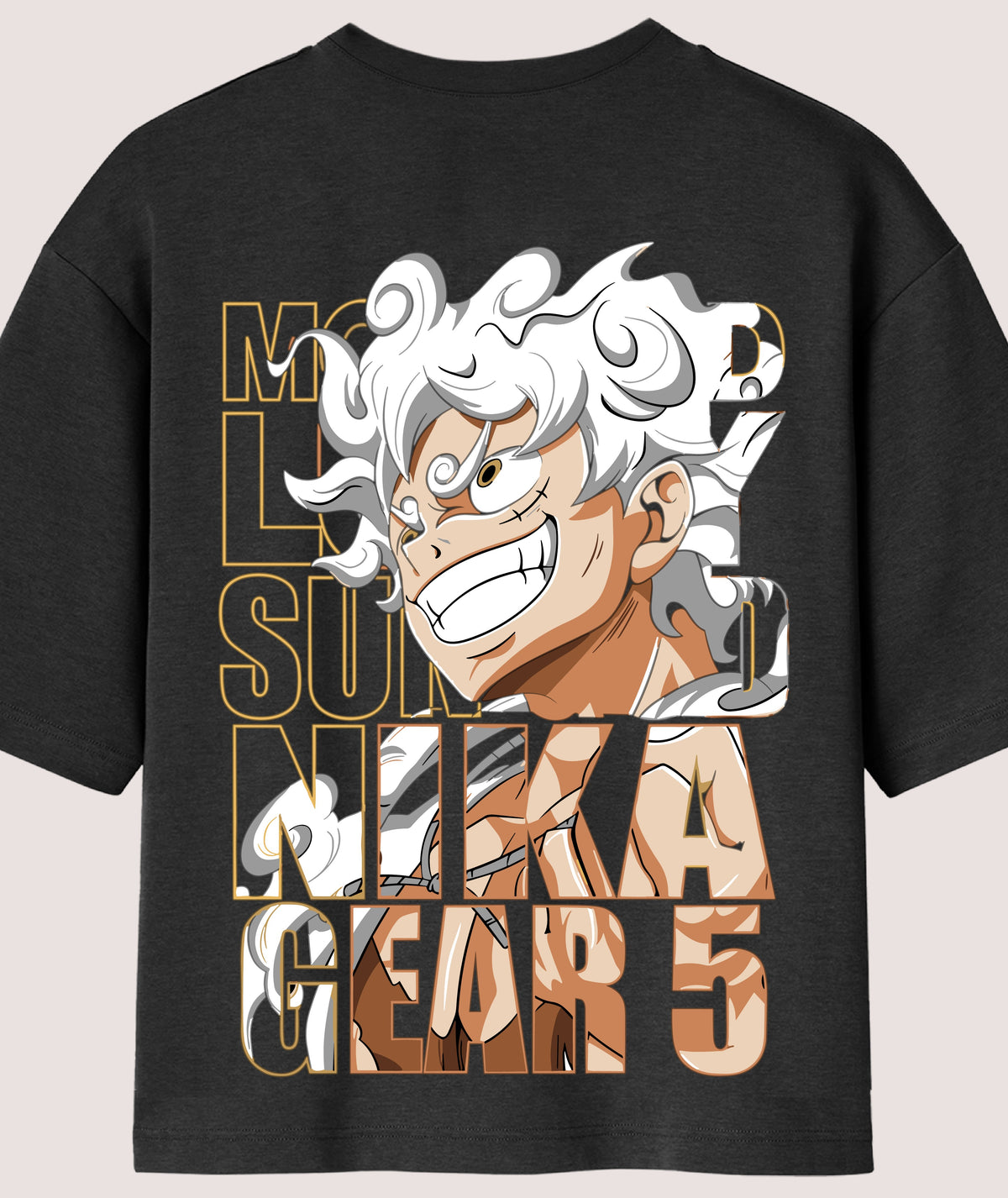 Luffy Gear 5 Oversized Anime T-shirt