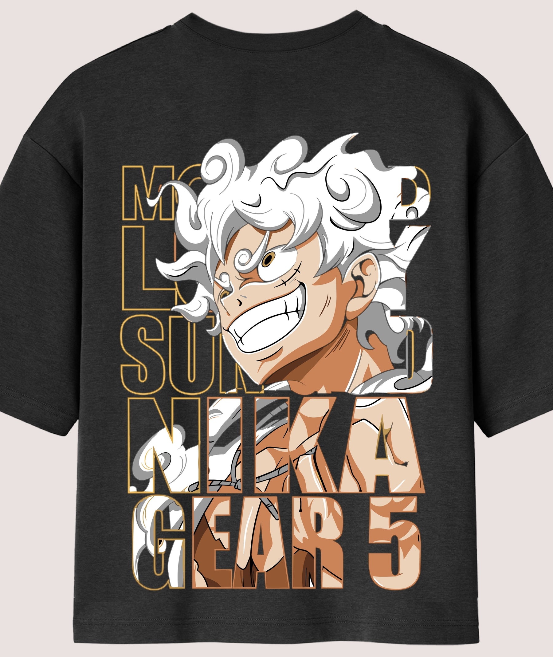 Luffy Gear 5 Oversized Anime T-shirt