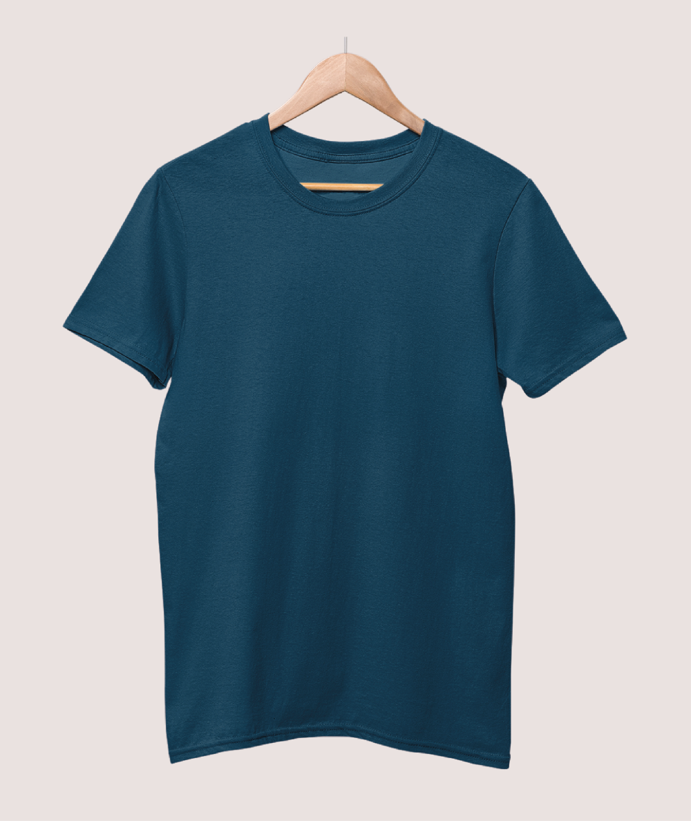 Solid Navy Blue T-shirt