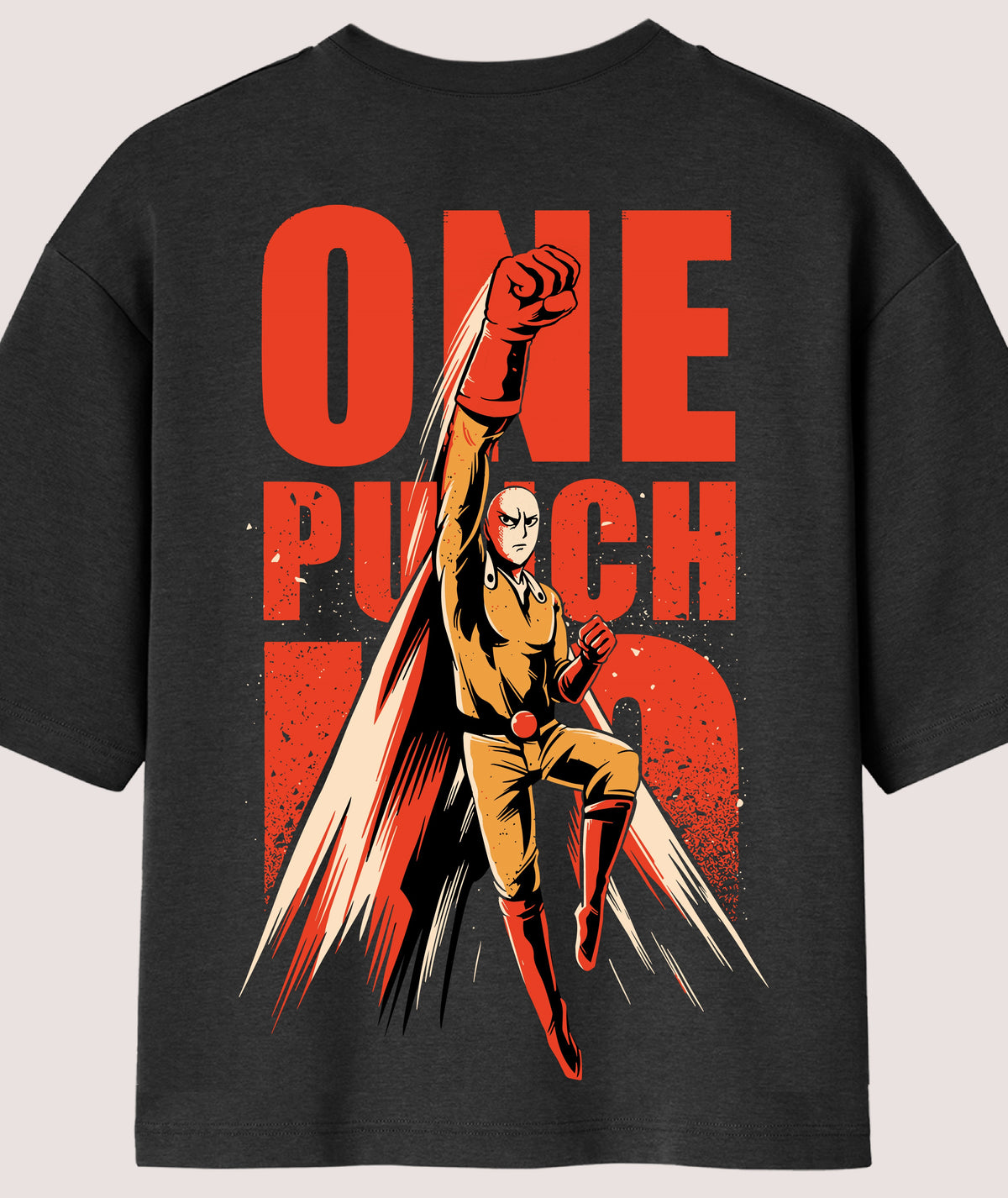 One Punch Man Oversized Anime T-shirt