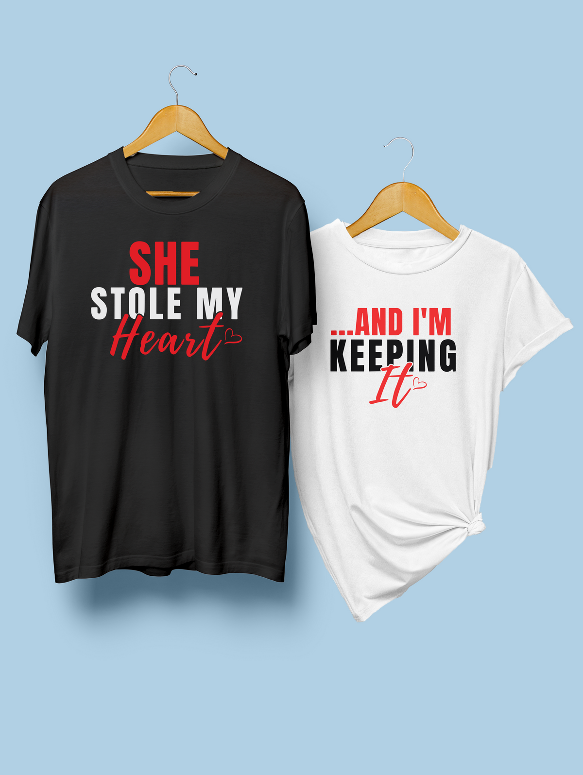 Stole my heart Couples T-shirt