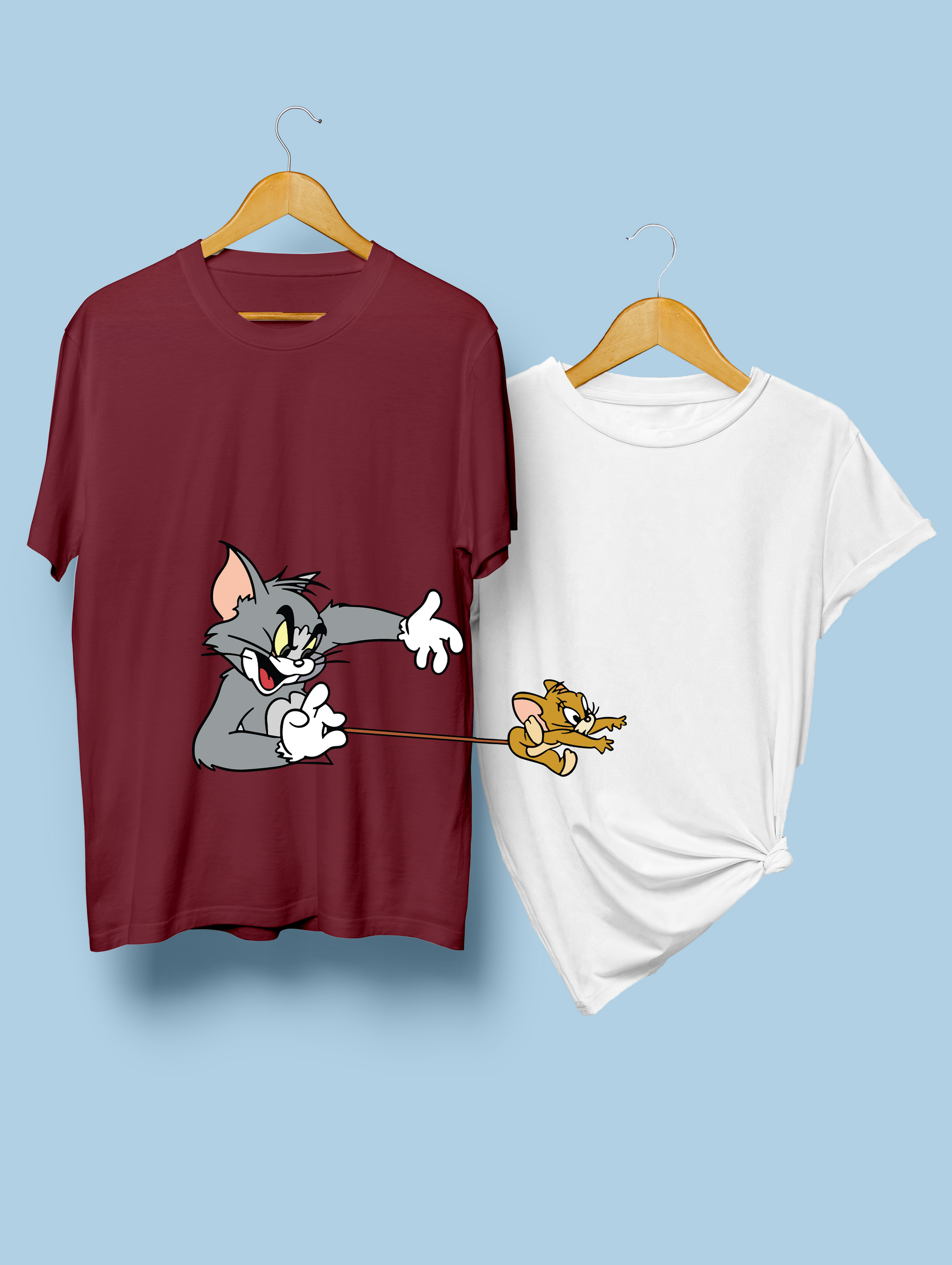 Tom and Jerry Couples T-shirt